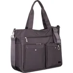 Peterson prostorná dámská taška s přihrádkou na notebook Barva: Šedá