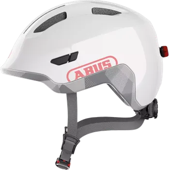 Cyklistická přilba Abus Smiley 3,0 ACE LED 2025 S shiny white