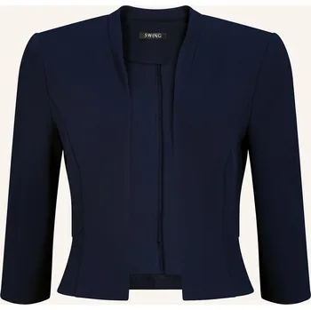 Dámský blejzr Swing Dámské Bolerko S 3/4 Rukávem, tmavě modrá, 40