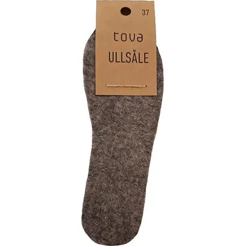 Plstěné vlněné zateplovací vložky do bot TOVA WOOL SOLES PRECUT ECO 47 Hnědá