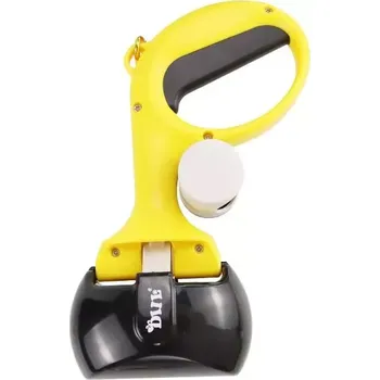 Odpadkový koš TopTechnology Přenosný sběrač zvířecího odpadu s odpadkovým sáčkem (černý)