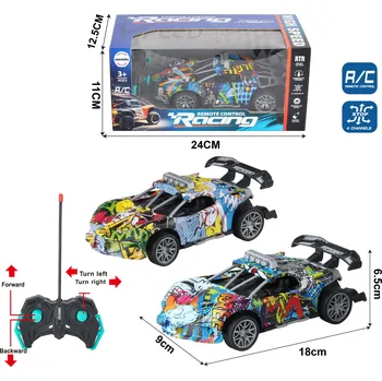 RC model auta Mamido Sportovní auto na dálkové ovládání graffiti MT1371