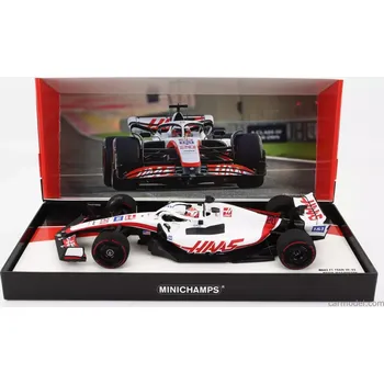 autíčko Minichamps Haas F1 Vf-22 Ferrari Team Haas N 20 1:18, bílá