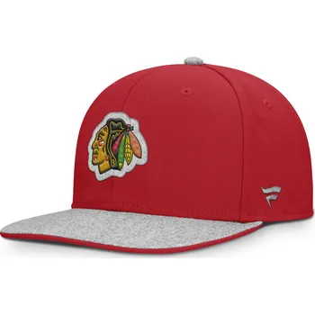Kšiltovka Fanatics Pánská kšiltovka Chicago Blackhawks NHL Loden Structured Adjustable Flat Brim Cap