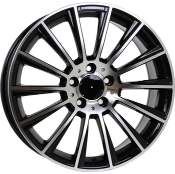 Alu kolo Alu kola Racing Line B1048, 19x8.5 5x112 ET48, černá + leštění vhodné pro Mercedes E W212 (do 2016)