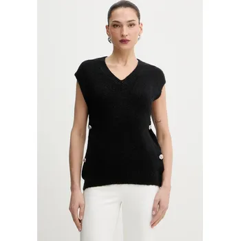 Dámská vesta Vesta s příměsí vlny Morgan MPLUIE černá 99X, vel. S