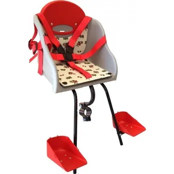 cyklosedačka sedačka Hota 01-B přední pro dámské kolo světle šedá