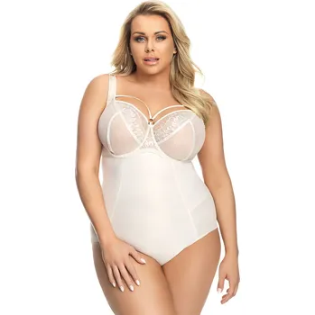 Body Dámské body K148 Sanremo smetanové - Gorsenia Velikost: 3XL