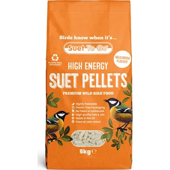 Pro ptáka Suet To Go Lojové peletky s moučnými červy 5kg