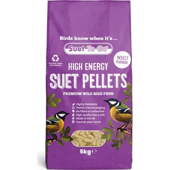 Pro ptáka Suet To Go Lojové peletky s hmyzem 5kg