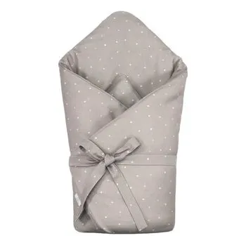 Dětský pokoj Zavinovačka SOFTELLO - sivohnedá bodka - Perie