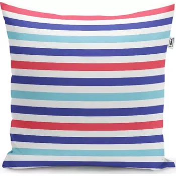 Polštář Sablio Polštář Barevné veselé pruhy - 40x40 cm