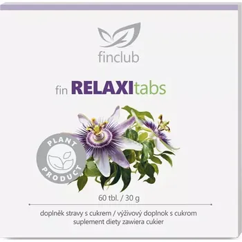 Přírodní produkt fin Relaxitabs, 1+1,120 tbl (Bylinný extrakt pro duševní harmonii, lepší spánek - NOVINKA 2025)