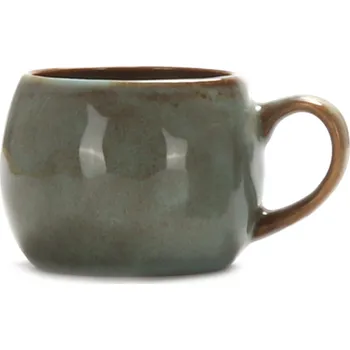 Clay Keramický hrnek Nova bucláček 230 ml, zelenohnědý, lesklý