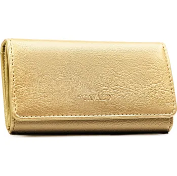 Peněženka 4U Cavaldi Velká dámská peněženka z ekokůže na patentku Barva: Zlatá