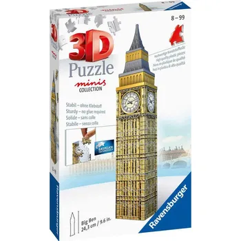 RAVENSBURGER Puzzle 3D Mini budova Big Ben 54 dílků plast | 246343