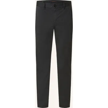 Pánské kalhoty Alberto Pánské Chino Kalhoty Lou Regular Fit, černá, 34