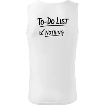 To-Do List - Nothing - Tílko pánské Core - M ( Bílá )