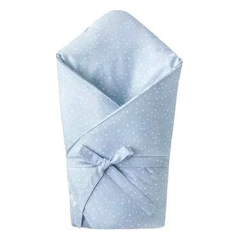 Dětský pokoj Zavinovačka SOFTELLO- svetlomodrá bodka - Perie