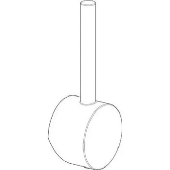 Vodovodní baterie Paffoni - Ovládací páka, matná černá ZLEV195NO