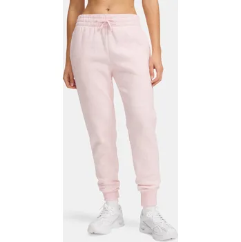 Dámské tepláky UNDER ARMOUR UA RIVAL FLEECE JOGGER 1379438-647 RŮŽOVÁ M