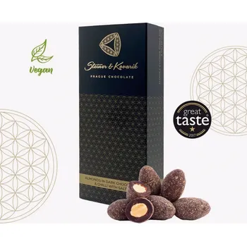 Mandle v hořké čokoládě s chilli a solí, 130g