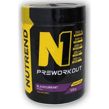 Anabolizér Nutrend N1 Pre-Workout 510g Varianta: tropické ovoce + šťavnatá tyčinka ZDARMA