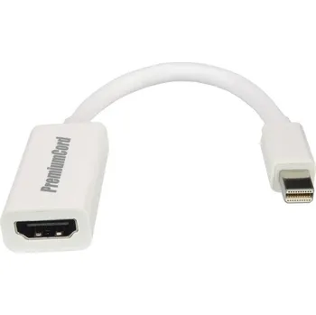 Video kabel PremiumCord Adapter Mini DisplayPort - HDMI M/F