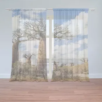 Záclona Sablio Záclony Strom: 2ks 150x250cm