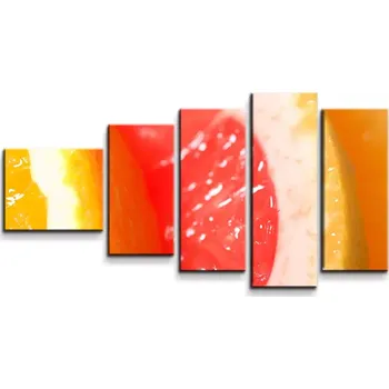 Obraz Sablio Obraz - 5-dílný Citrusy - 100x60 cm