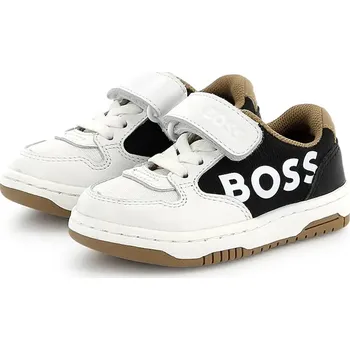 Chlapecké tenisky Dětské sneakers boty BOSS bílá barva, J52160 J52160.19.21 00X, EUR 21