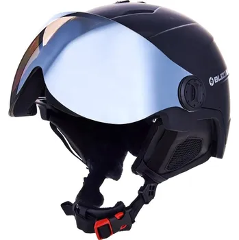 Lyžařská helma BLIZZARD Double Visor ski helmet, black matt/smoke lens/mirror - 56/59