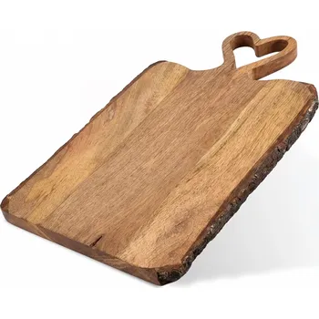 Kuchyňské prkénko Dřevěné prkénko na krájení a servírování z manga 45 × 25 cm