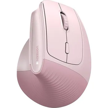 UGREEN Multi-Mode Wireless Vertical Mouse Pink