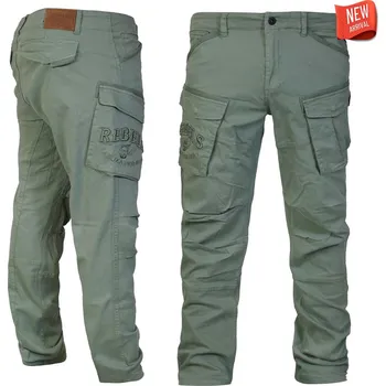 Pánské kalhoty kalhoty Yakuza Premium Selection cargo 3952 zelená oliva Velikost: 2XL