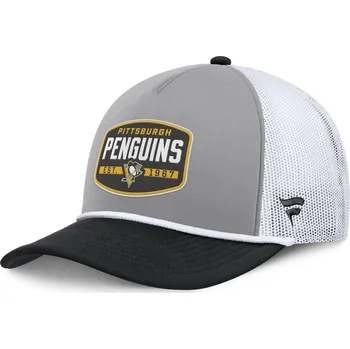 Kšiltovka Fanatics Pánská kšiltovka Pittsburgh Penguins NHL Course Adjustable Foam Front A-Frame Meshaback Cap