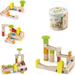 DŘEVO Dráha kuličková dřevěná 49dílků