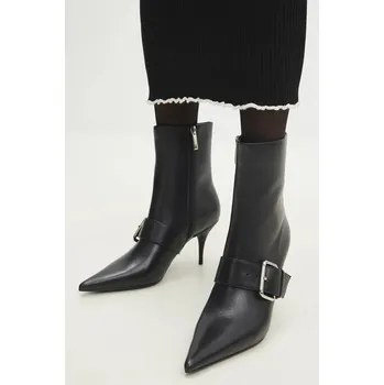 Dámské kozačky Kožené kotníkové boty Answear.LAB LT062.651.cd černá 99X, EUR 40