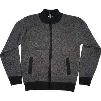 Pánská mikina Baty Pánská černá zateplená rozepínací mikina IGOR Barva: Černá, Velikost: XL