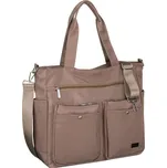 Peterson prostorná dámská taška s přihrádkou na notebook Barva: Béžová