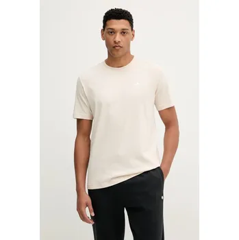 Bavlněné tričko adidas Originals Trefoil Essential JY6268 béžová 01X, vel. M