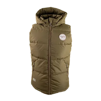 Dámská vesta RANCHGIRLS Zimní outdoorová vesta "JENNA" khaki mud Velikost: L