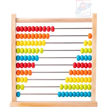 Dřevěná hračka WOODY DŘEVO Počítadlo dětské kuličkové *DŘEVĚNÉ HRAČKY* | 224228