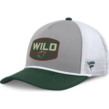 Kšiltovka Fanatics Pánská kšiltovka Minnesota Wild NHL Course Adjustable Foam Front A-Frame Meshaback Cap