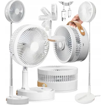 Domácí ventilátor Stojanový ventilátor Q-ELE Q54888 bílý