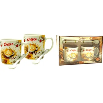 PROHOME - Sada přátelská 2ks keramická Coffee