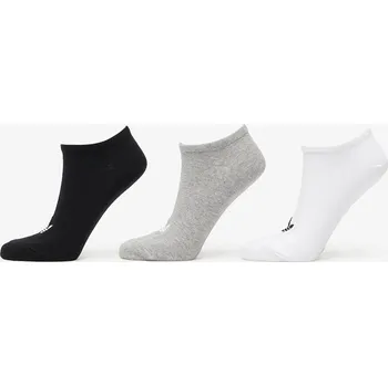 Pánské ponožky Ponožky adidas Liner Socks 3-Pack White/Grey/Black XL