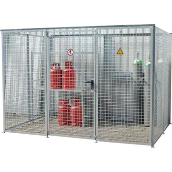 Klec pro skladování tlakových láhví bez podlahy a střechy 19072