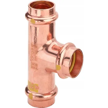 Fitinka Viega T-rozdělovač Profipress G s SC-Contur 22x15x22mm měď 346027