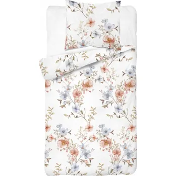 Povlečení Povlečení flanelová flanela 140x200 KVĚTY HRUBÉ 160 g 35A